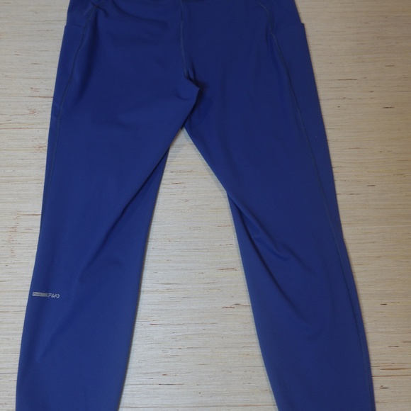 FWD Women’s High Rise Performance Leggings Blue Activewear Size L - Picture 3 of 4